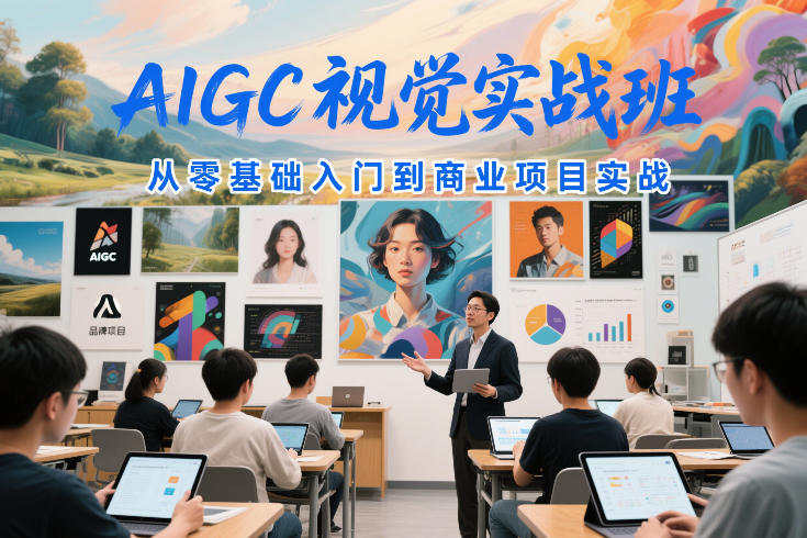 AIGC视觉实战班，从零基础入门到商业项目实战-智云网创 - 网创副业项目资源站
