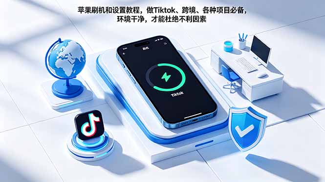 苹果刷机和设置教程,做Tiktok、跨境、各种项目必备,环境干净,才能杜绝不利因素-智云网创 - 网创副业项目资源站
