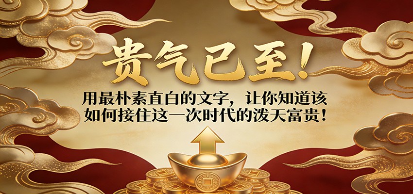 付费文章:贵气已至!用最朴素直白的文字,让你知道该如何接住这一次时代的泼天富贵!-智云网创 - 网创副业项目资源站