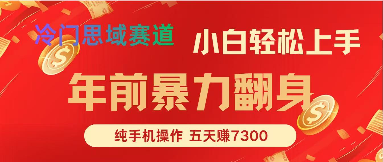 年前爆火项目，5天赚了7300-智云网创 - 网创副业项目资源站