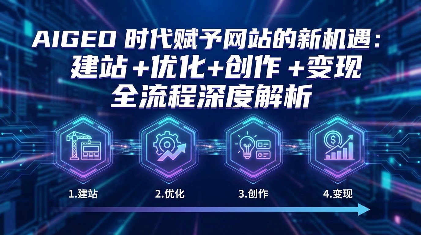 AIGEO+时代赋予网站的新机遇:建站+优化+创作+变现+全流程深度解析-智云网创 - 网创副业项目资源站