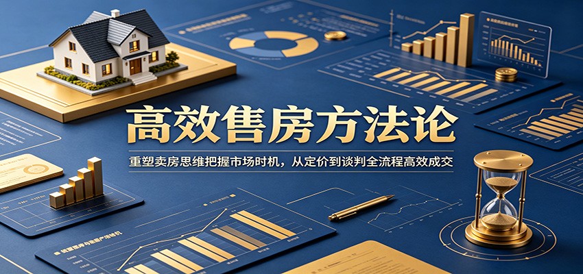 高效售房方法论:重塑卖房思维把握市场时机,从定价到谈判全流程高效成交-智云网创 - 网创副业项目资源站