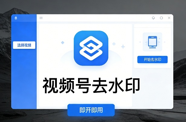 视频号去水印软件,电脑软件,即开即用-智云网创 - 网创副业项目资源站