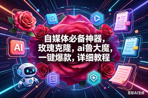(18316期)玫瑰克隆神器,一键爆款ai工具,自媒体必备,60多个功能的教程-智云网创 - 网创副业项目资源站