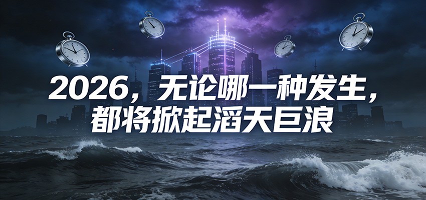 公众号付费文章:2026,无论哪一种发生,都将掀起滔天巨浪-智云网创 - 网创副业项目资源站