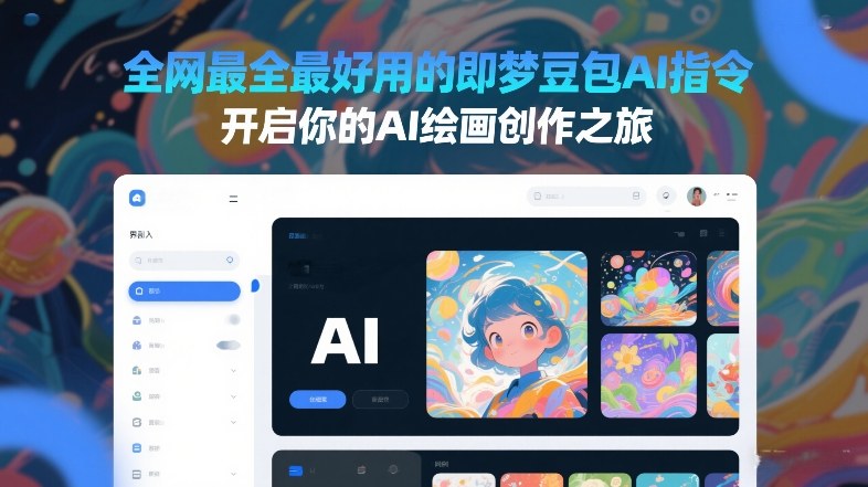 全网最全最好用的即梦豆包AI指令,开启你的AI绘画创作之旅-智云网创 - 网创副业项目资源站