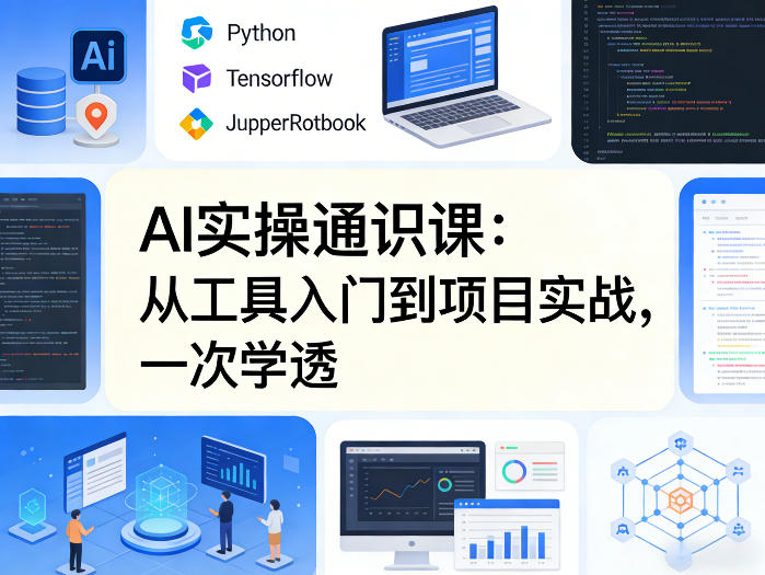AI实操通识课，从工具入门到项目实战，一次学透-智云网创 - 网创副业项目资源站