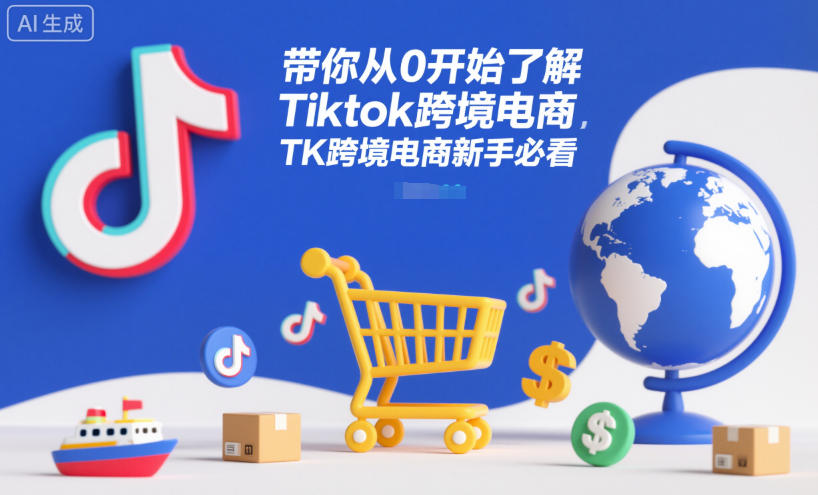 带你从0开始了解Tiktok跨境电商，TK跨境电商新手必看-智云网创 - 网创副业项目资源站
