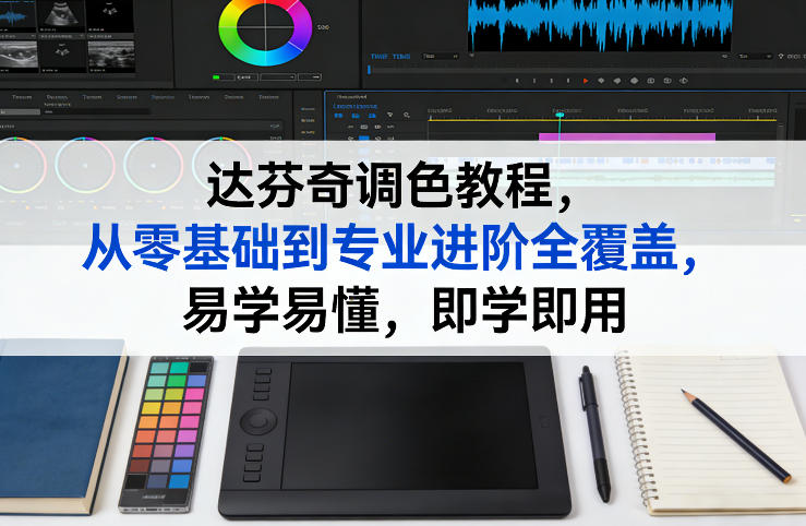 达芬奇调色教程,从零基础到专业进阶全覆盖,易学易懂,即学即用-智云网创 - 网创副业项目资源站