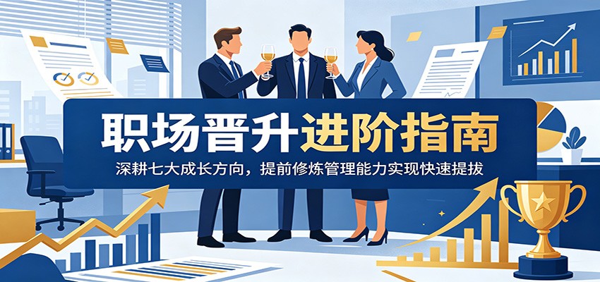 职场晋升进阶指南:深耕七大成长方向,提前修炼管理能力实现快速提拔-智云网创 - 网创副业项目资源站