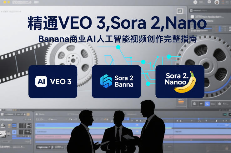 精通VEO 3,Sora 2,Nano Banana商业AI人工智能视频创作完整指南-智云网创 - 网创副业项目资源站