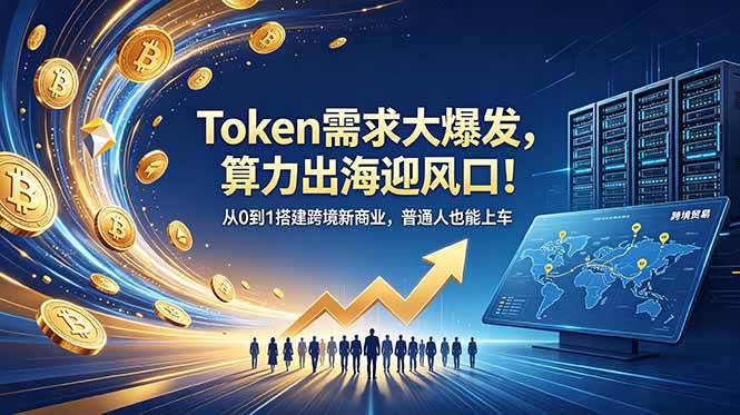 (18889期)Token需求大爆发,算力出海迎风口!从0到1搭建跨境新商业,普通人也能上车-智云网创 - 网创副业项目资源站