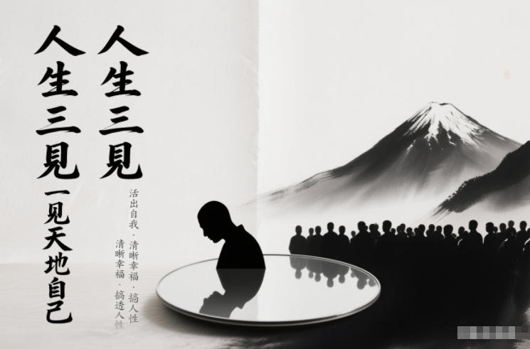 人生三见一见天地见众生见自己，活出自我拥有清晰幸福人生，搞透人性-智云网创 - 网创副业项目资源站