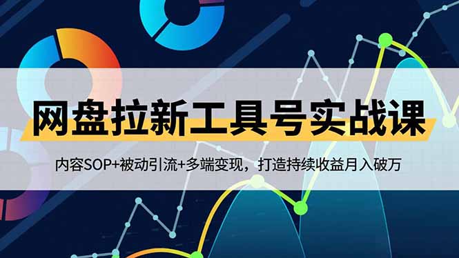 网盘拉新工具号实战课,内容SOP+被动引流+多端变现,打造持续收益月入破万-智云网创 - 网创副业项目资源站
