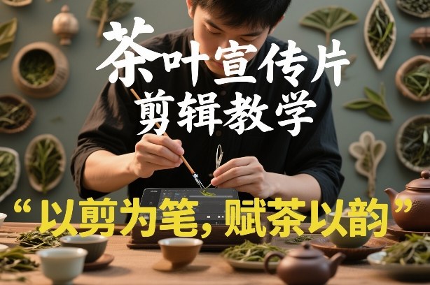 茶叶宣传片剪辑教学，以剪为笔，赋茶以韵，新手也能拍出高级感-智云网创 - 网创副业项目资源站