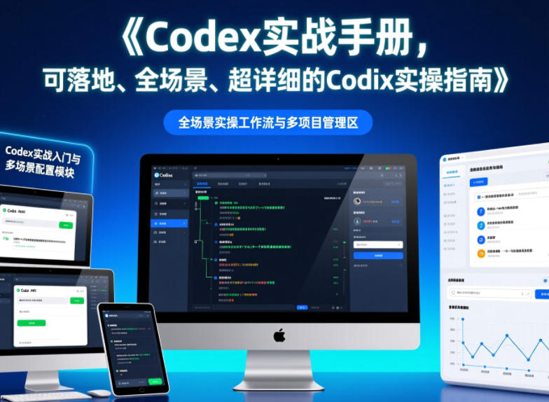 Codex实战手册,可落地、全场景、超详细的Codex实操指南-智云网创 - 网创副业项目资源站
