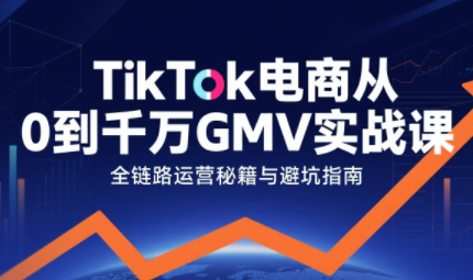 三千老师·TikTok电商从0到千万GMV实战课(更新)-智云网创 - 网创副业项目资源站