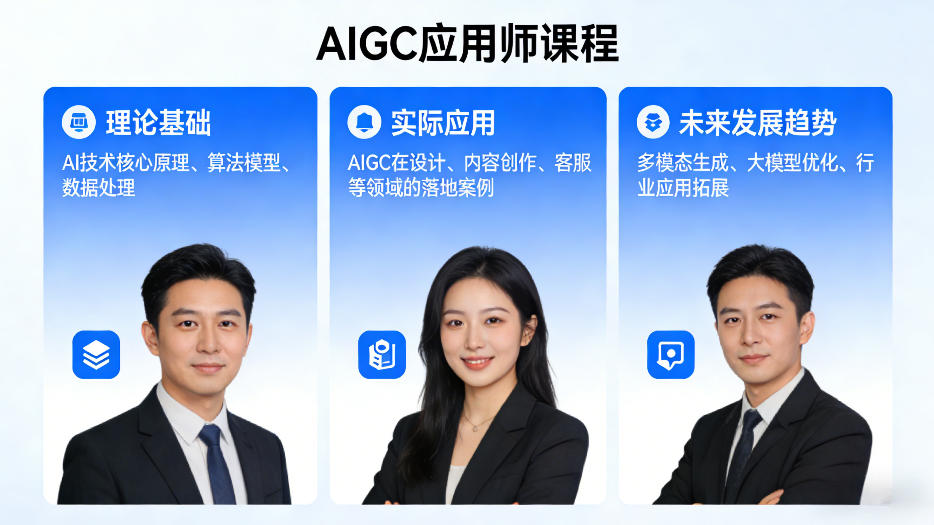 AIGC应用师课程，覆盖了AI技术的理论基础、实际应用、以及未来发展趋势(更新)-智云网创 - 网创副业项目资源站