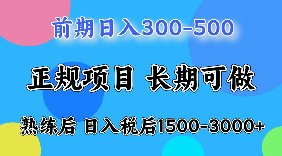 日收益500-1000+ 一台电脑在家就能做-智云网创 - 网创副业项目资源站
