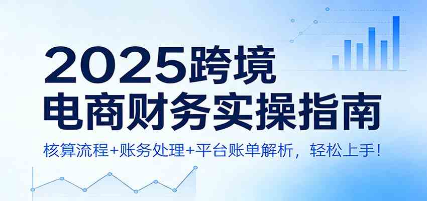 2025跨境电商财务实操指南：核算流程+账务处理+平台账单解析，轻松上手！-智云网创 - 网创副业项目资源站