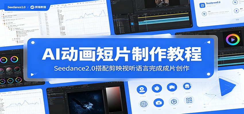 AI动画短片制作教程：Seedance2.0搭配剪映视听语言完成成片创作-智云网创 - 网创副业项目资源站