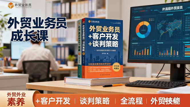 外贸业务员成长课:职业素养+客户开发+谈判策略、掌握全流程外贸技能-智云网创 - 网创副业项目资源站