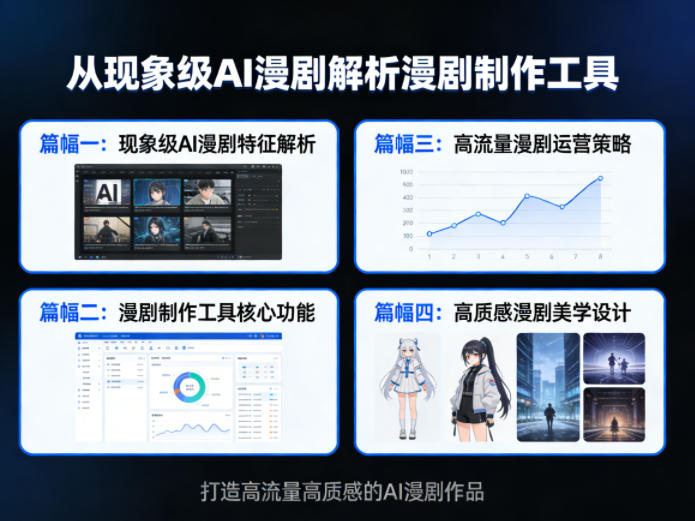 从现象级AI漫剧解析漫剧制作工具,四大篇幅带你了解漫剧,打造高流量高质感的AI漫剧作品-智云网创 - 网创副业项目资源站