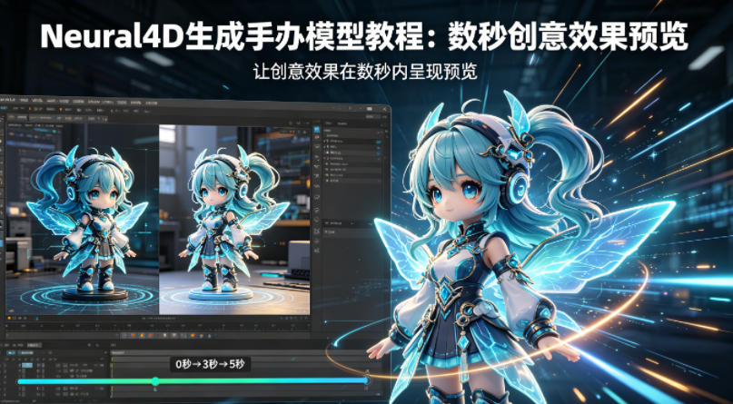 Neural4D生成手办模型教程,让创意效果在数秒内呈现预览-智云网创 - 网创副业项目资源站