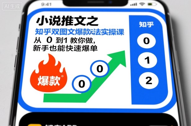 小说推文之知乎双图文爆款玩法实操课，从0到1教你做，新手也能快速爆单-智云网创 - 网创副业项目资源站