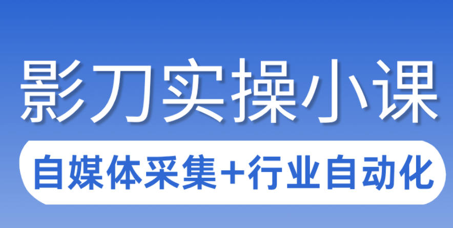 3天攻克影刀RPA:自媒体数据采集+行业自动化全流程-智云网创 - 网创副业项目资源站