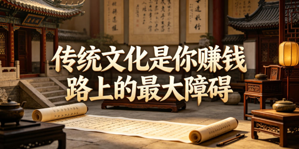 付费文章:传统文化是你賺钱路上的最大障碍-智云网创 - 网创副业项目资源站