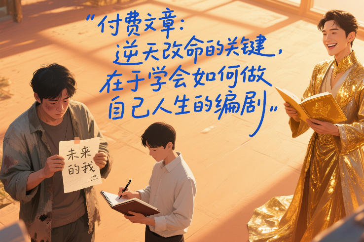 付费文章:逆天改命的关键,在于学会如何做自己人生的编剧-智云网创 - 网创副业项目资源站