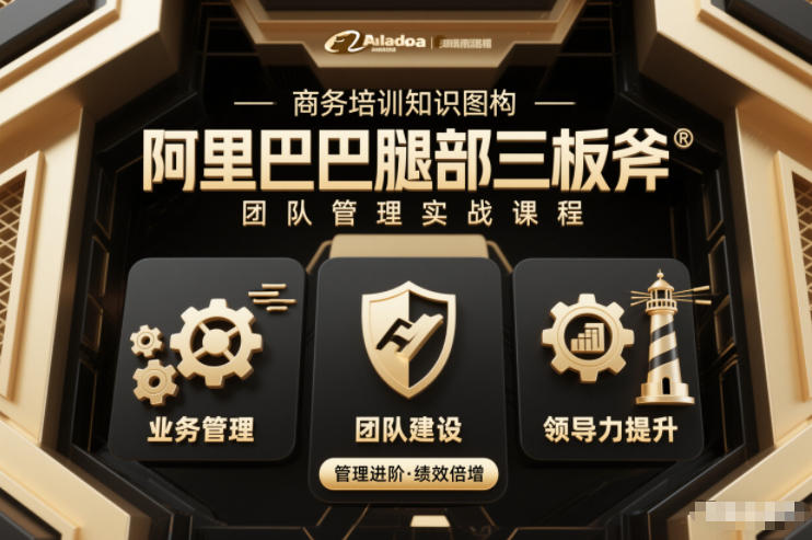 团队管理必学课程系列,阿里巴巴“腿部三板斧”-智云网创 - 网创副业项目资源站