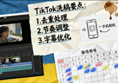 TikTok洗稿剪辑全流程课-智云网创 - 网创副业项目资源站