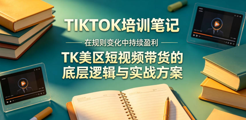视界跨境TIKTOK4月17培训笔记，在规则变化中持续盈利，TK美区短视频带货的底层逻辑与实战方案【文档】-智云网创 - 网创副业项目资源站