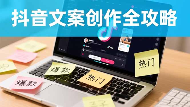 抖音文案创作全攻略：爆款标题九大绝招,100个模版直接套用,月入过万不是梦-智云网创 - 网创副业项目资源站