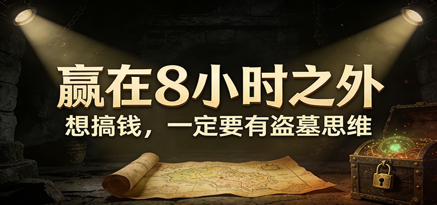 公众号付费文章《赢在8小时之外，想搞钱，一定要有盗墓思维》-智云网创 - 网创副业项目资源站