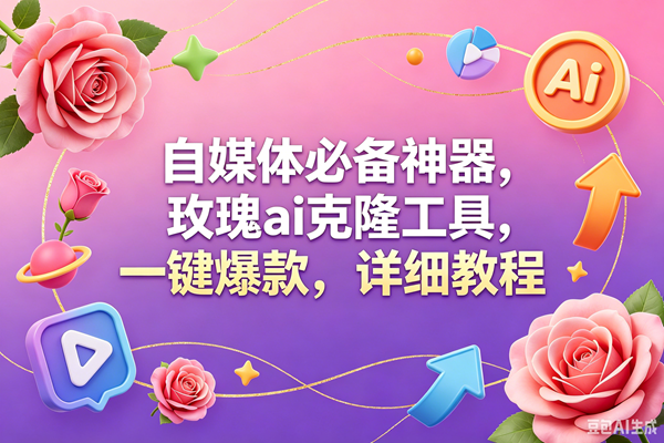 (18852期)玫瑰克隆工具,一键爆款ai,自媒体必备神器,50多个功能,详细教程-智云网创 - 网创副业项目资源站