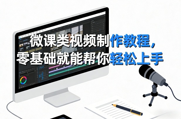 微课类视频制作教程，零基础就能帮你轻松上手-智云网创 - 网创副业项目资源站