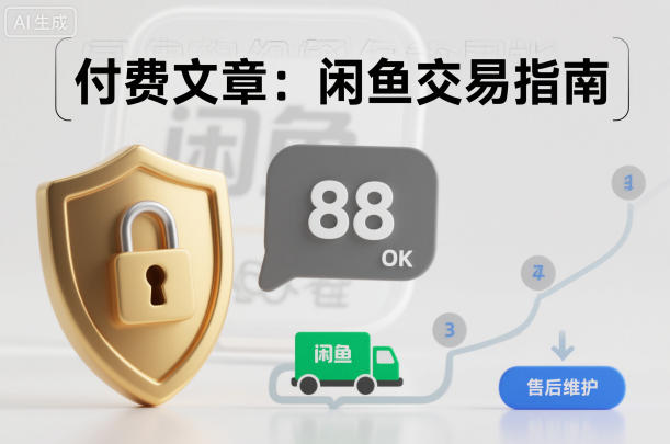 付费文章：闲鱼交易指南，怎么才能降低被坑被马扁的概率-智云网创 - 网创副业项目资源站