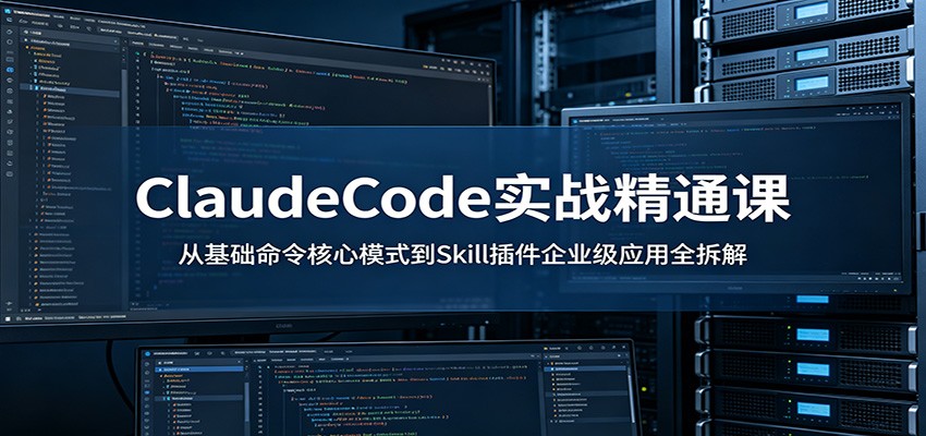 ClaudeCode实战精通课:从基础命令核心模式到Skill插件企业级应用全拆解-智云网创 - 网创副业项目资源站
