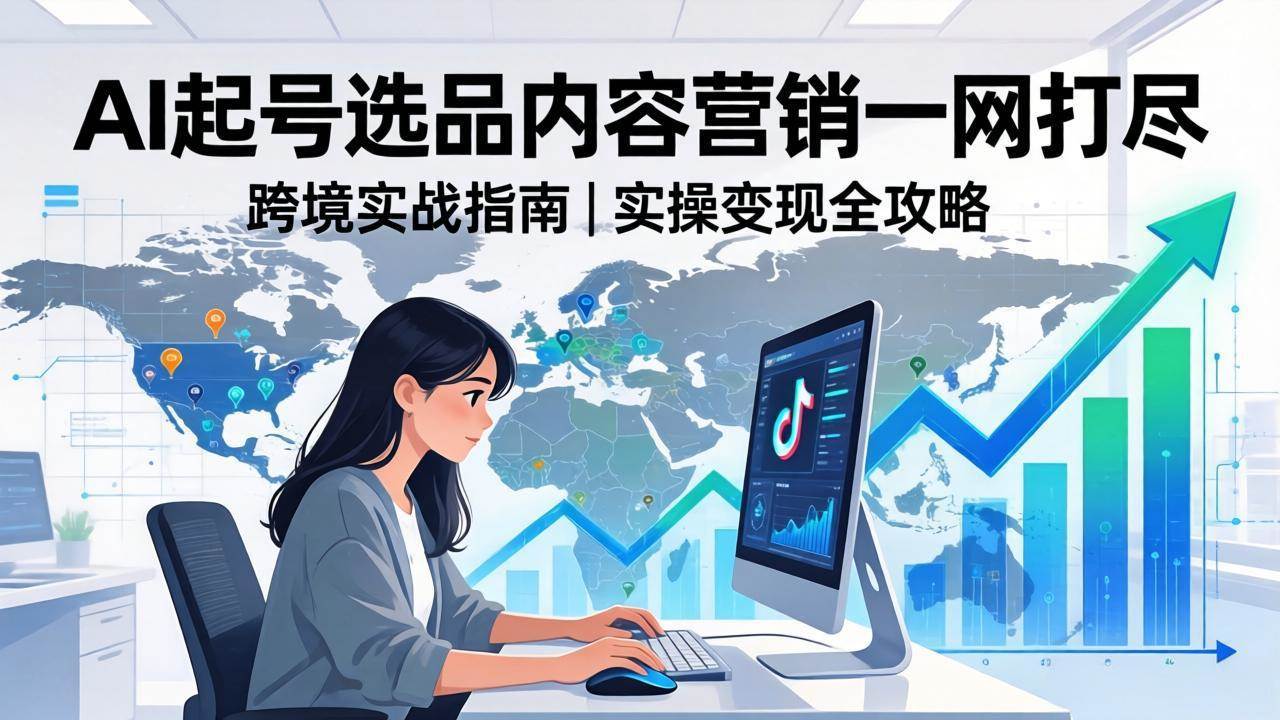 (17824期)2026 TikTok 跨境AI实操:从零基础到变现全流程,AI起号选品内容营销一网打尽-智云网创 - 网创副业项目资源站