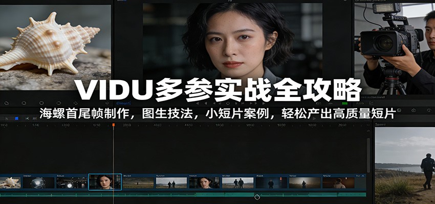 VIDU多参实战全攻略：海螺首尾帧制作，图生技法，小短片案例，轻松产出高质量短片-智云网创 - 网创副业项目资源站