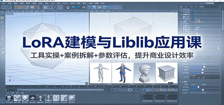 LoRA建模与Liblib应用课：工具实操+案例拆解+参数评估，提升商业设计效率-智云网创 - 网创副业项目资源站