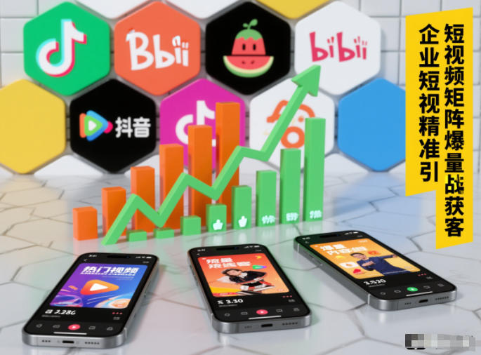 企业短视频精准引流矩阵获客,短视频矩阵爆量战法-智云网创 - 网创副业项目资源站