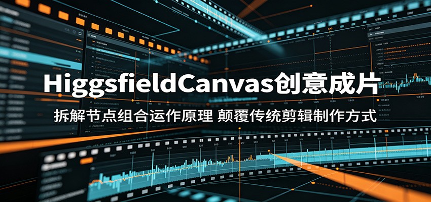 HiggsfieldCanvas创意成片：拆解节点组合运作原理，颠覆传统剪辑制作方式-智云网创 - 网创副业项目资源站