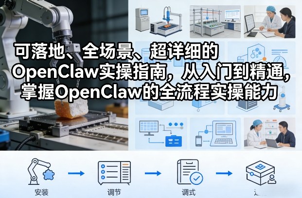 可落地、全场景、超详细的OpenClaw实操指南，从入门到精通，掌握OpenClaw的全流程实操能力-智云网创 - 网创副业项目资源站