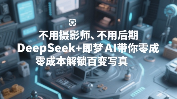 不用摄影师、不用后期，DeepSeek+即梦AI带你零成本解锁百变写真！-智云网创 - 网创副业项目资源站