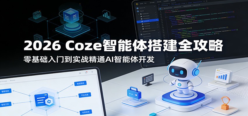 2026 Coze智能体搭建全攻略：零基础入门到实战精通AI智能体开发-智云网创 - 网创副业项目资源站