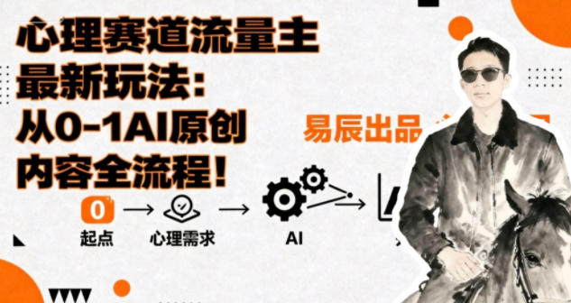 副业拆解：心理赛道流量主最新玩法，从0-1AI原创内容全流程-智云网创 - 网创副业项目资源站